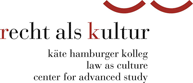 KÃ¤te Hamburger Kolleg 'Recht als Kultur' Law as culture. Centre for advanced study.