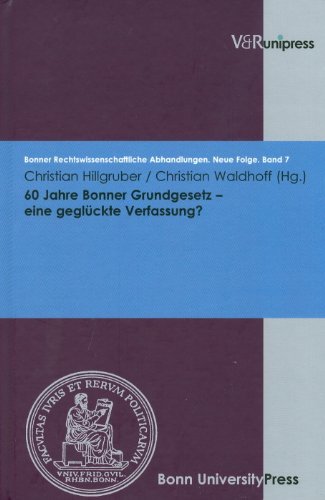 Christian Waldhoff: 60 Jahre Bonner Grundgesetz